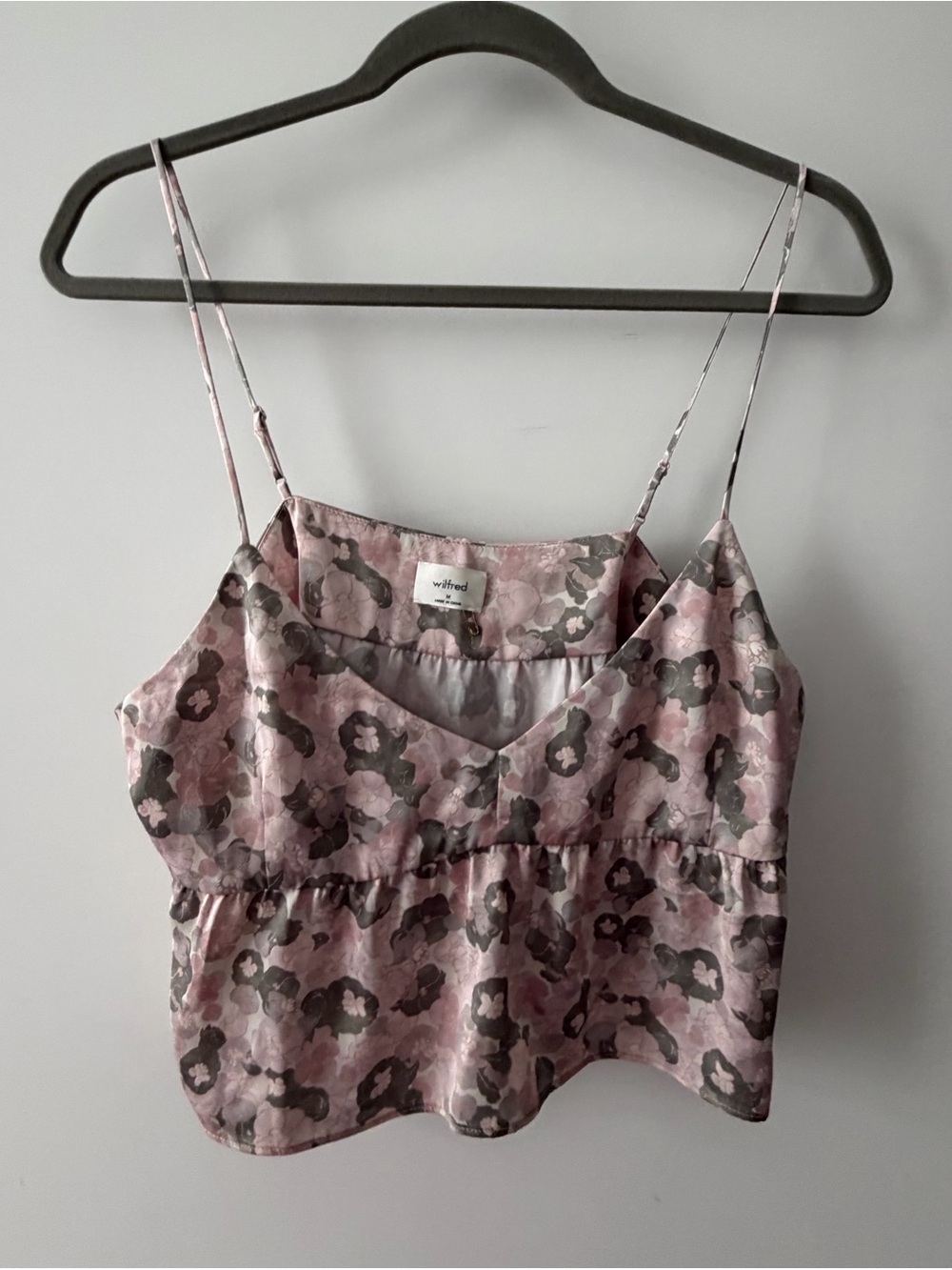Wilfred Dusky Pink Floral Satin Camisole